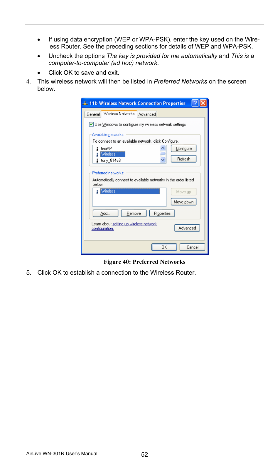 AirLive WN-301R User Manual | Page 58 / 110