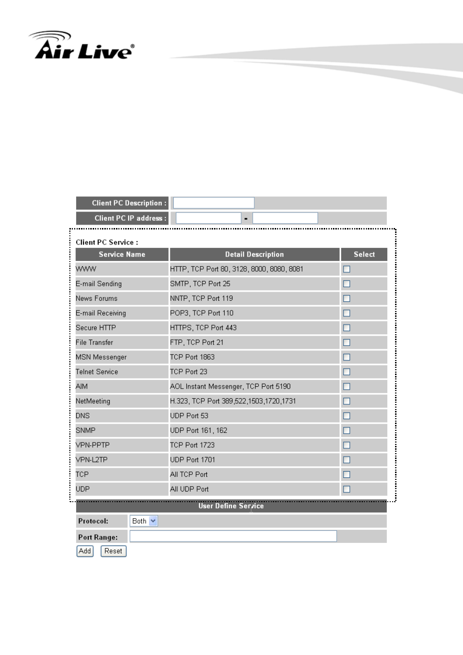 AirLive WN-350R User Manual | Page 142 / 176