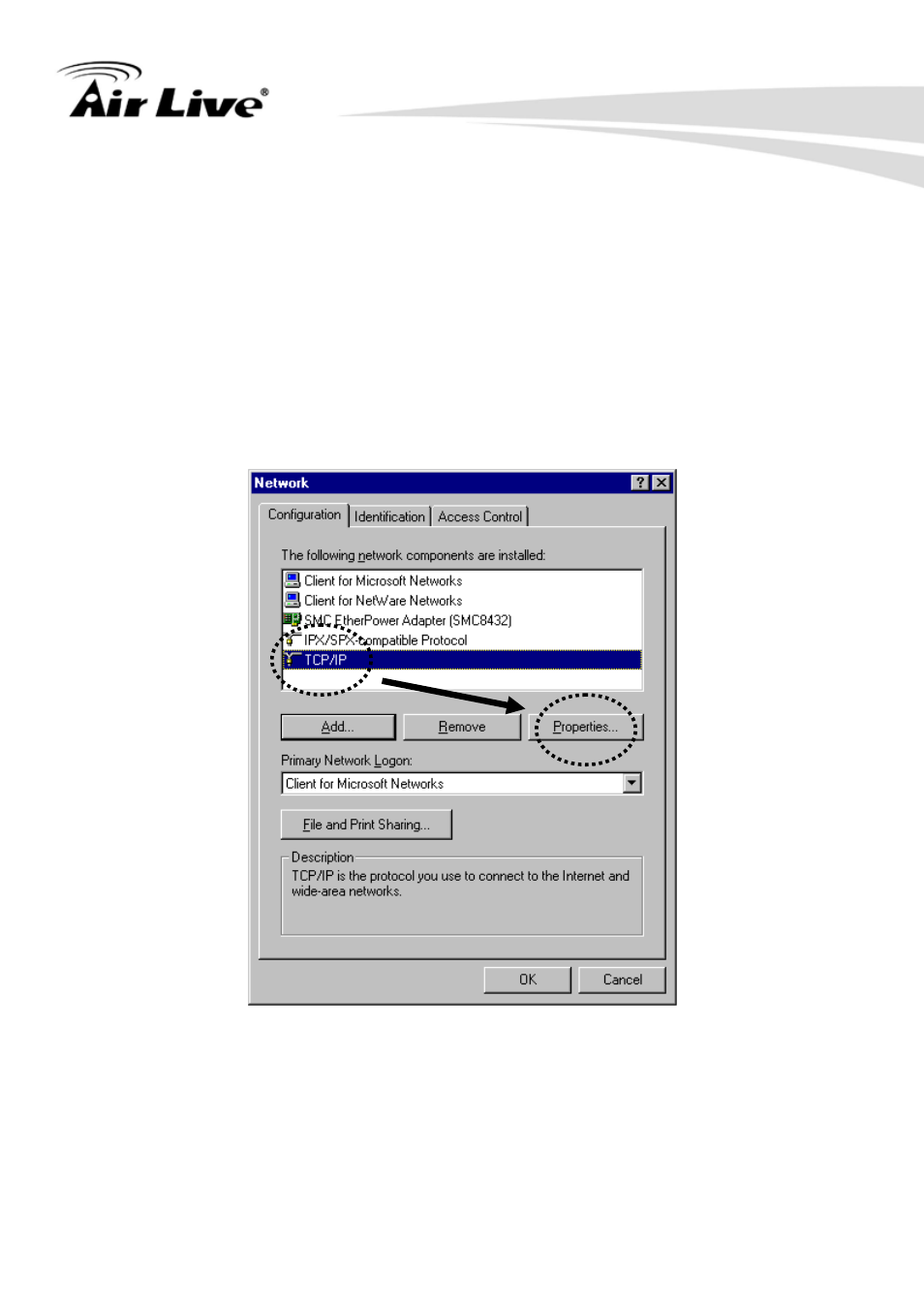 Windows 95/98/me ip address setup | AirLive WN-350R User Manual | Page 20 / 176
