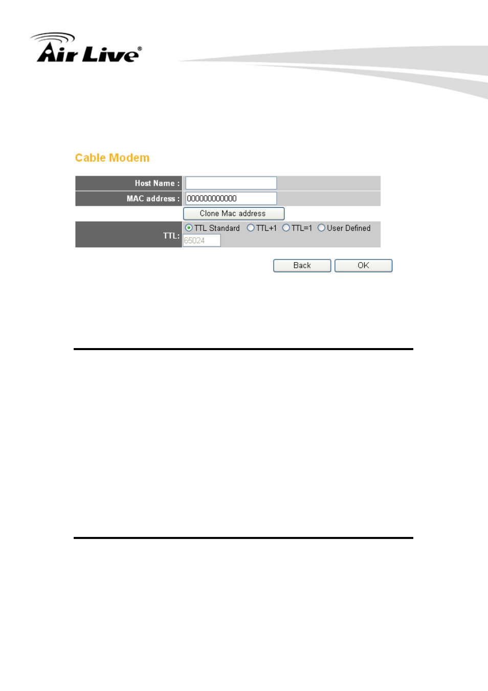 Setup procedure for ‘cable modem | AirLive WN-350R User Manual | Page 36 / 176