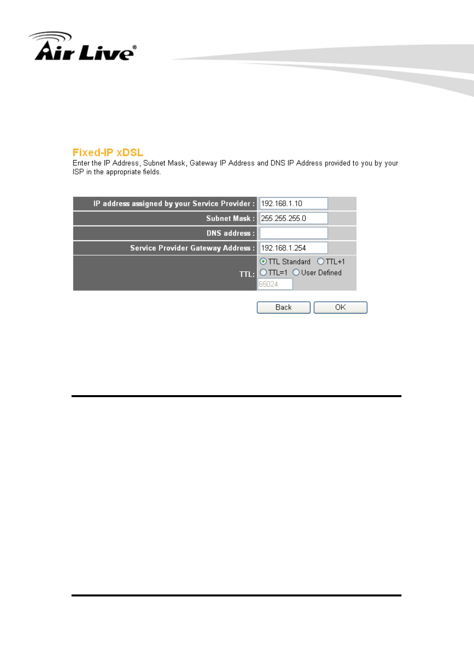 Setup procedure for ‘fixed-ip xdsl | AirLive WN-350R User Manual | Page 37 / 176