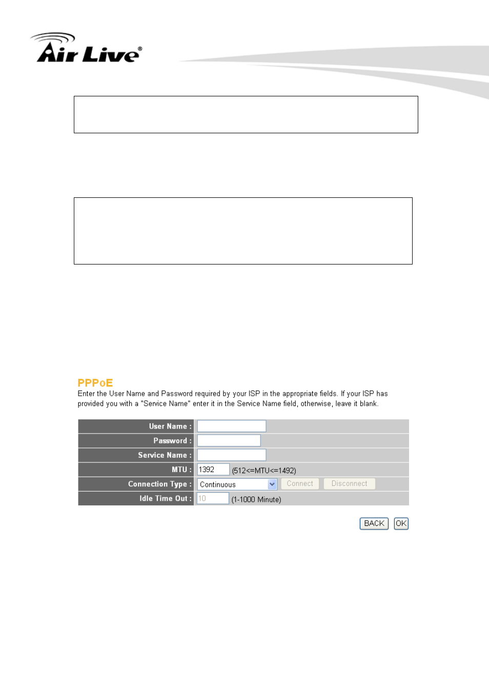 Setup procedure for ‘pppoe xdsl | AirLive WN-350R User Manual | Page 38 / 176