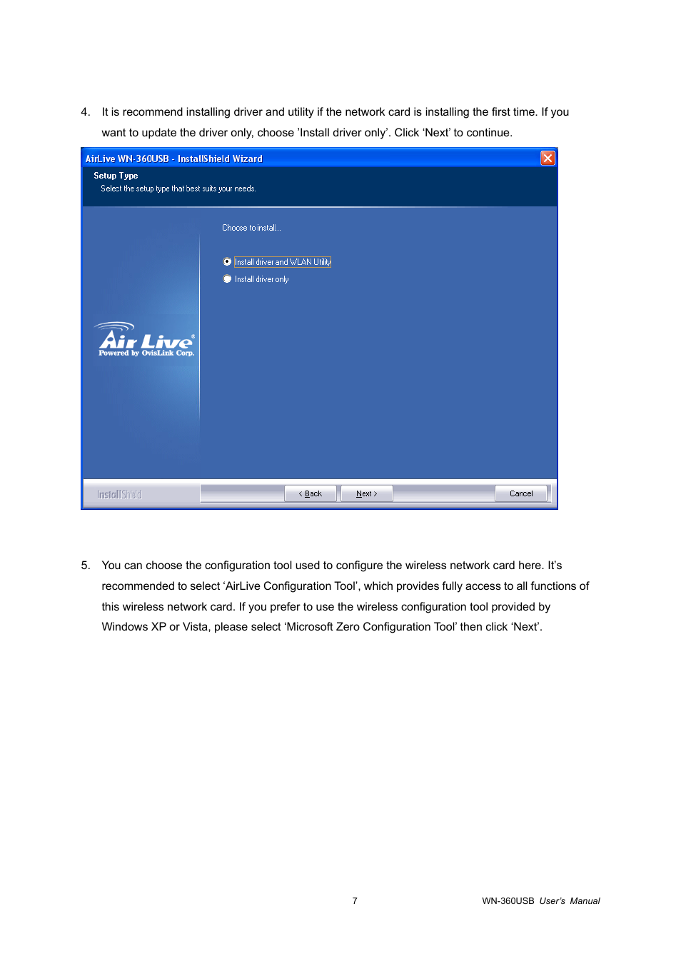 AirLive WN-360USB User Manual | Page 12 / 62