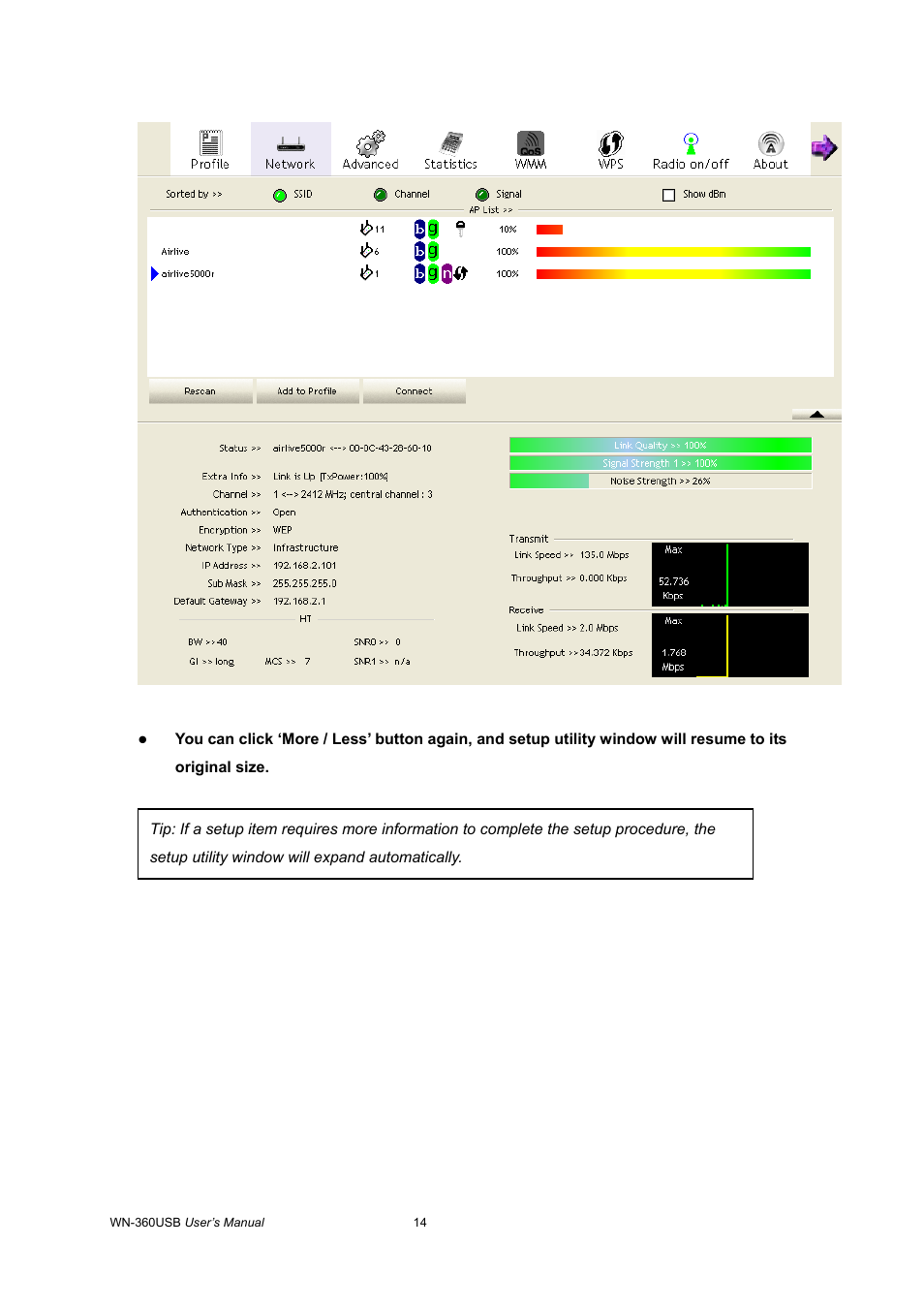 AirLive WN-360USB User Manual | Page 19 / 62