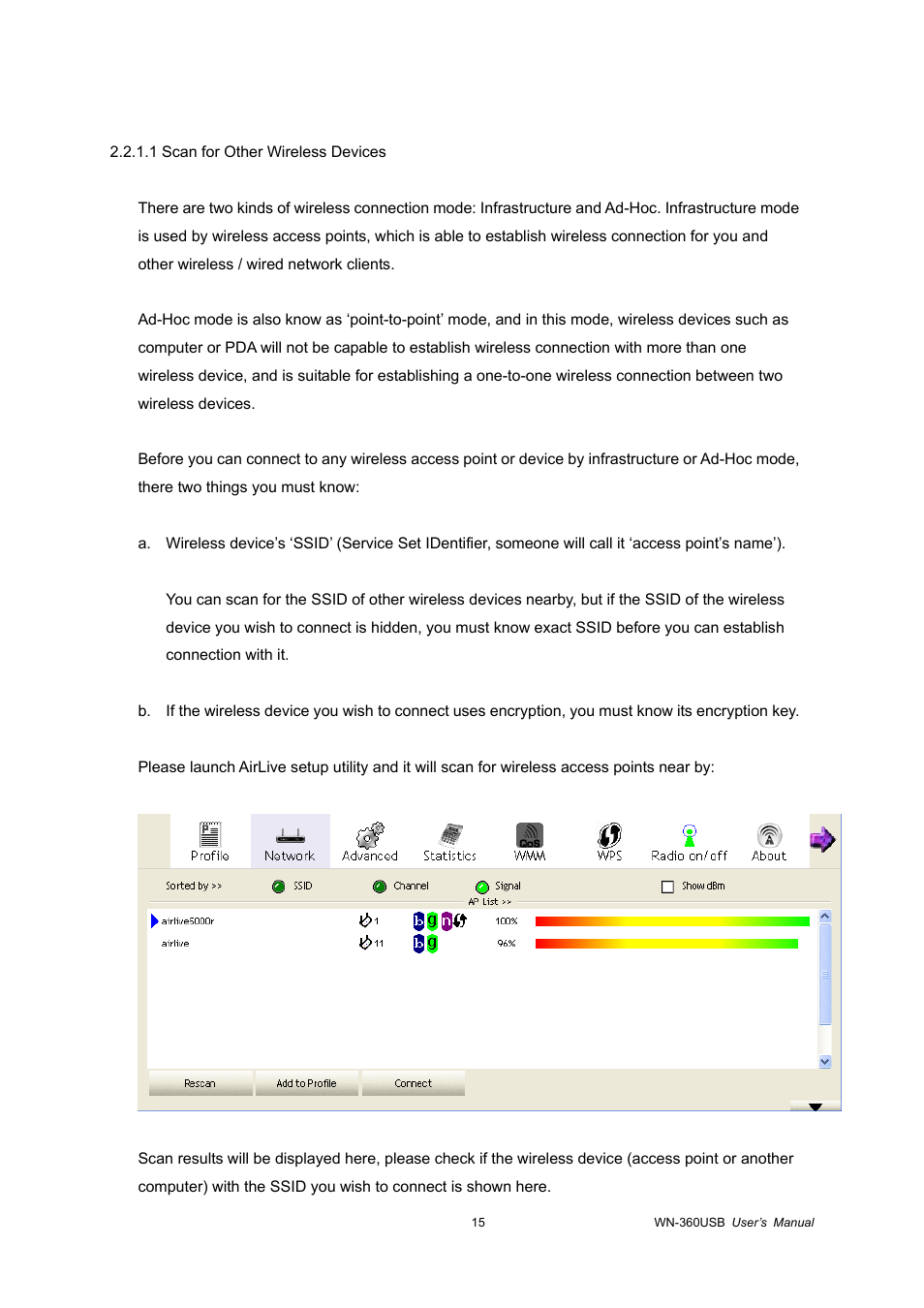 AirLive WN-360USB User Manual | Page 20 / 62