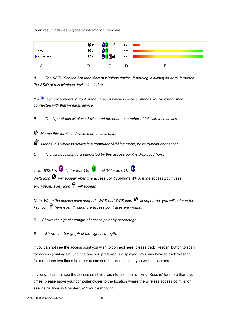 AirLive WN-360USB User Manual | Page 21 / 62