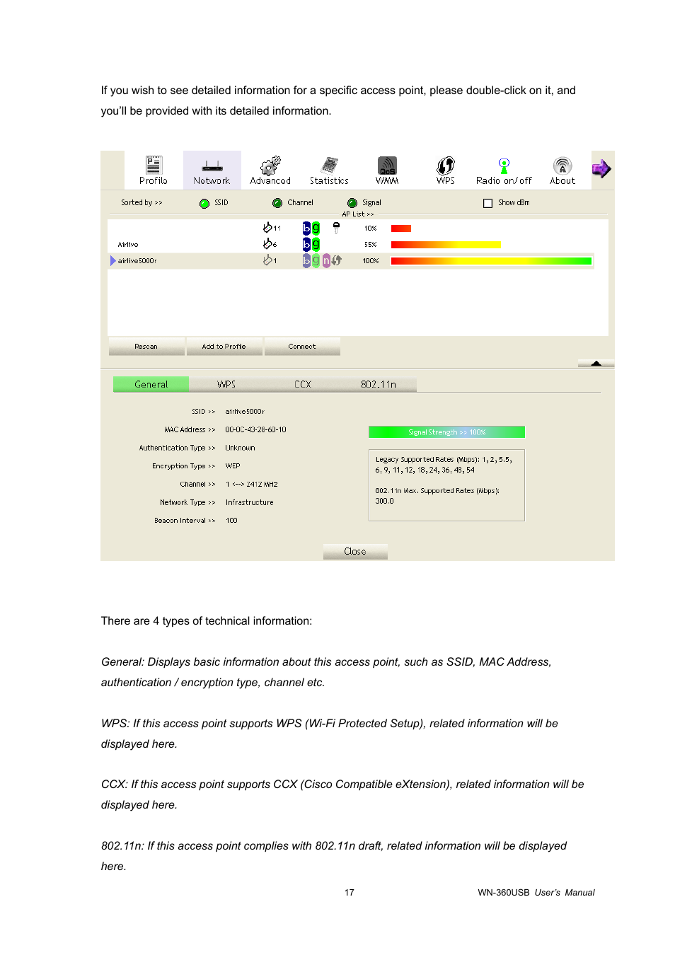 AirLive WN-360USB User Manual | Page 22 / 62