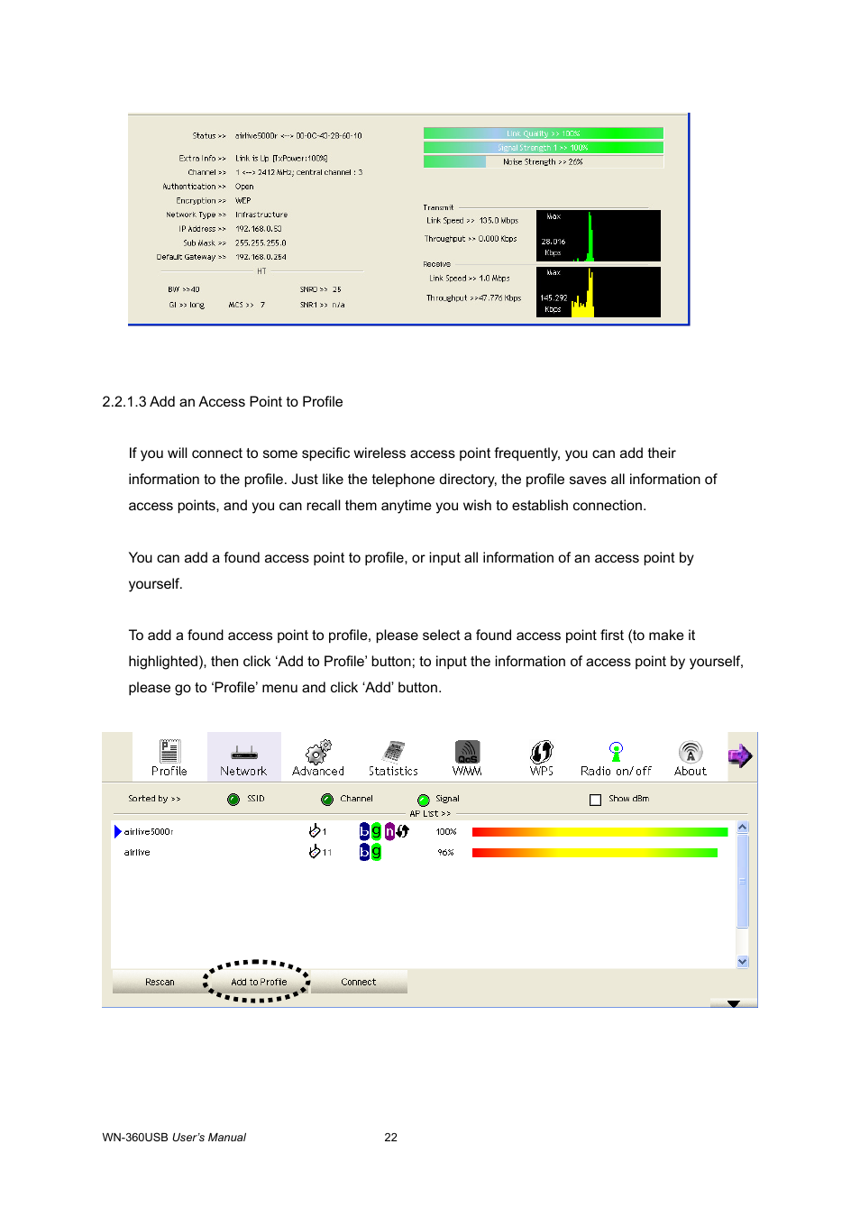 AirLive WN-360USB User Manual | Page 27 / 62