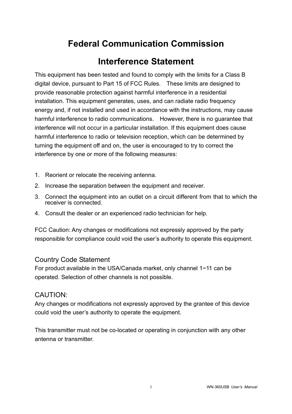 AirLive WN-360USB User Manual | Page 3 / 62