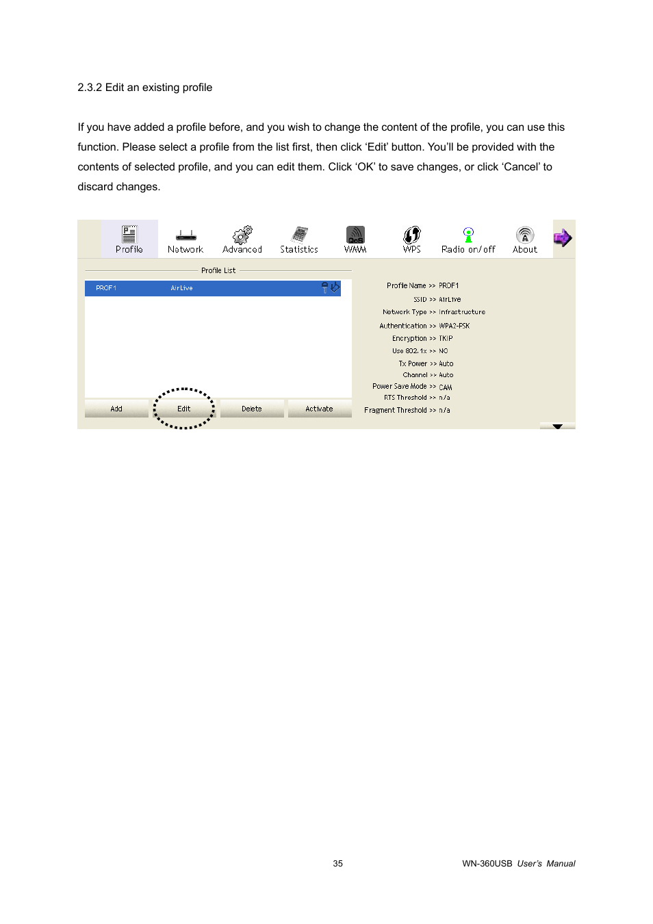 AirLive WN-360USB User Manual | Page 40 / 62