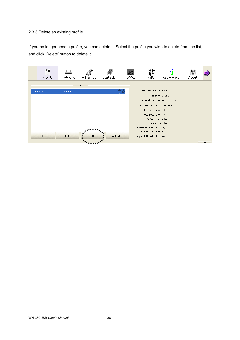 AirLive WN-360USB User Manual | Page 41 / 62