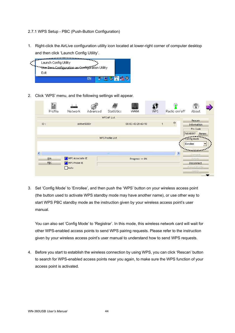 AirLive WN-360USB User Manual | Page 49 / 62