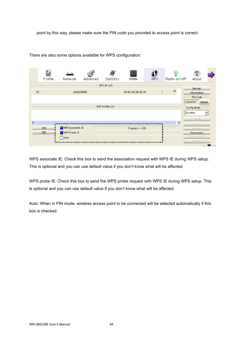 AirLive WN-360USB User Manual | Page 53 / 62