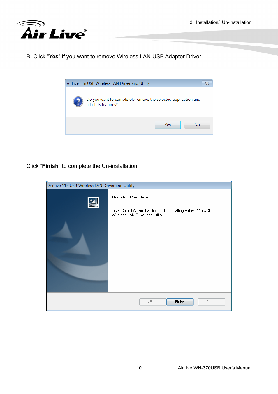 AirLive WN-370USB User Manual | Page 14 / 40