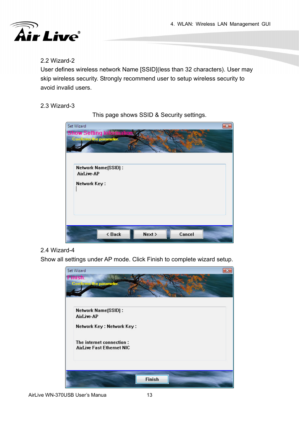 AirLive WN-370USB User Manual | Page 17 / 40