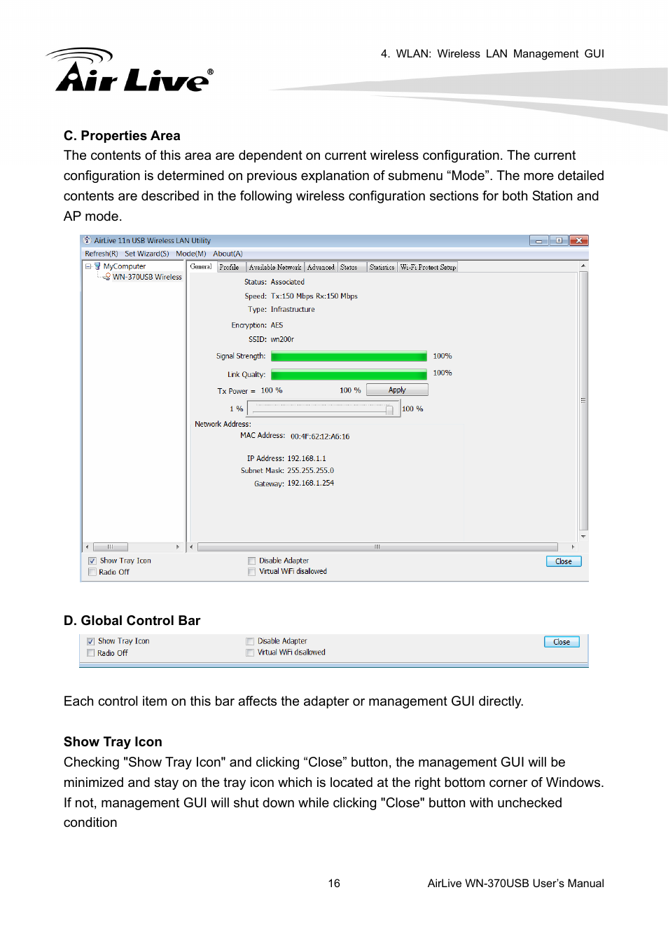 AirLive WN-370USB User Manual | Page 20 / 40