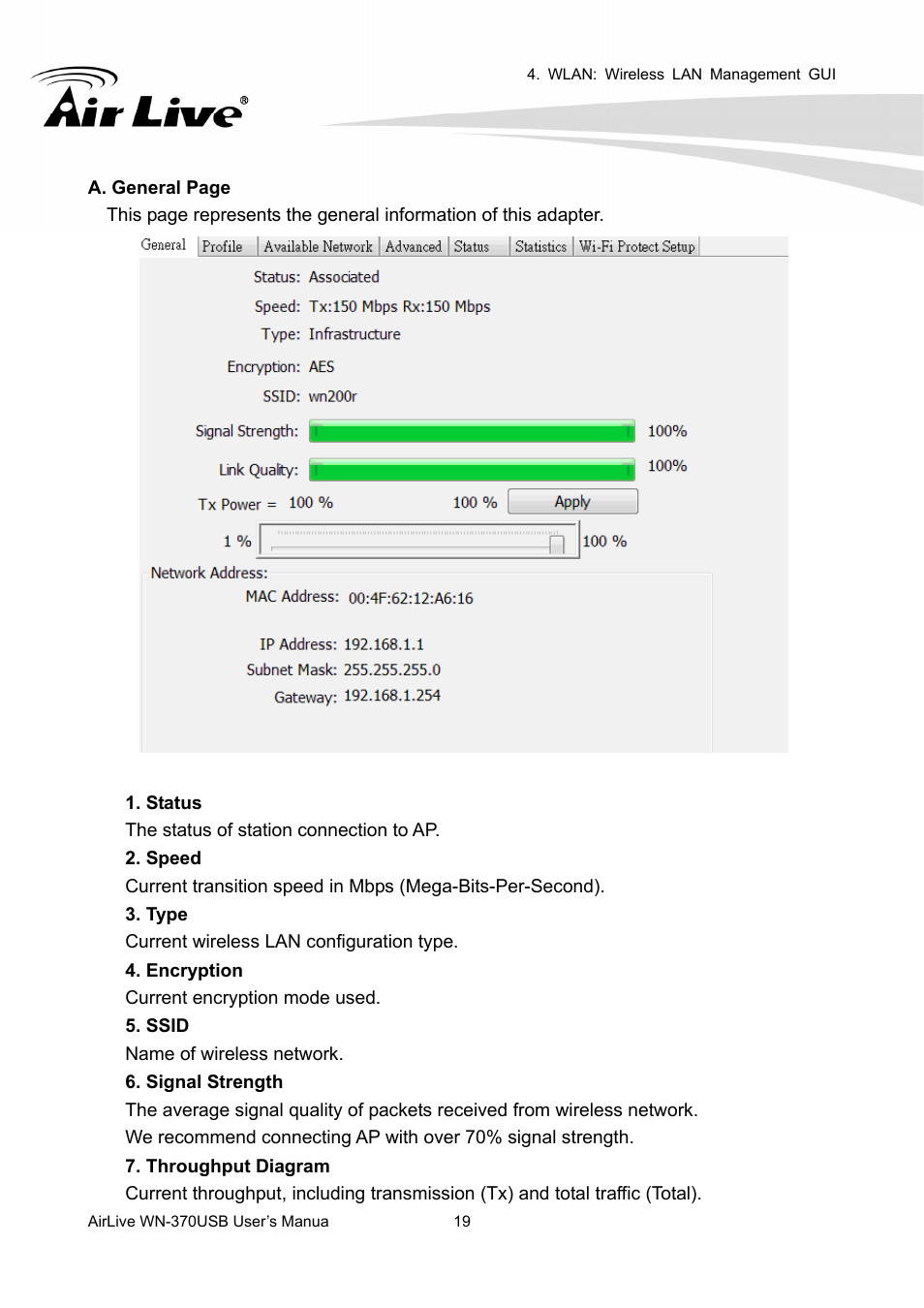AirLive WN-370USB User Manual | Page 23 / 40