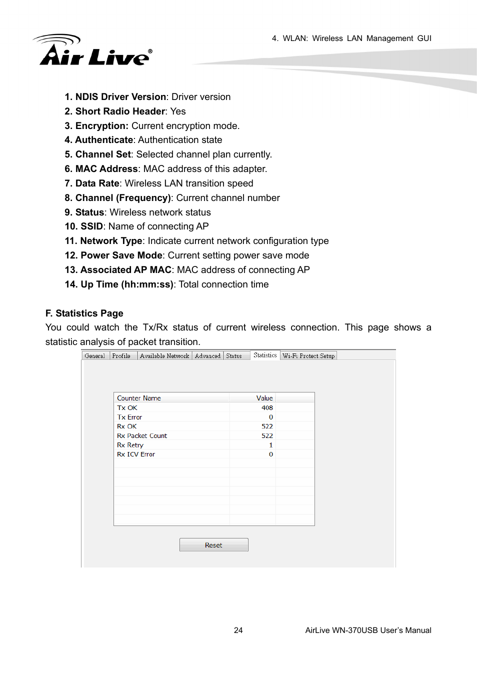 AirLive WN-370USB User Manual | Page 28 / 40