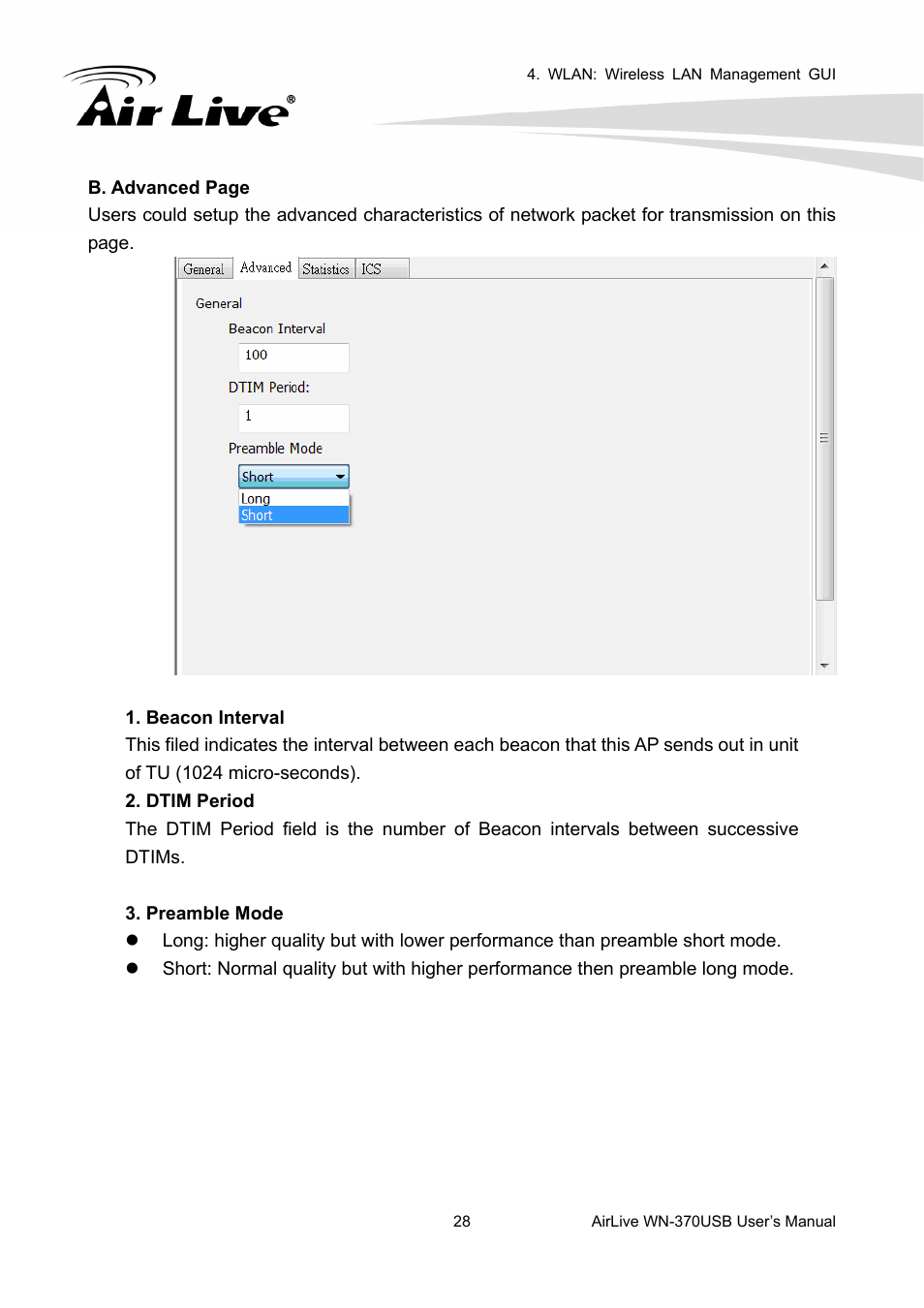 AirLive WN-370USB User Manual | Page 32 / 40