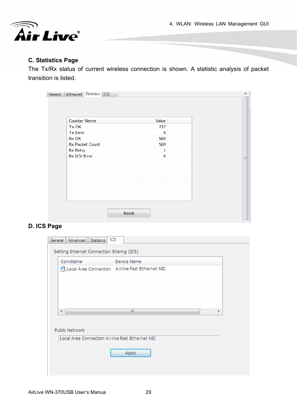 AirLive WN-370USB User Manual | Page 33 / 40