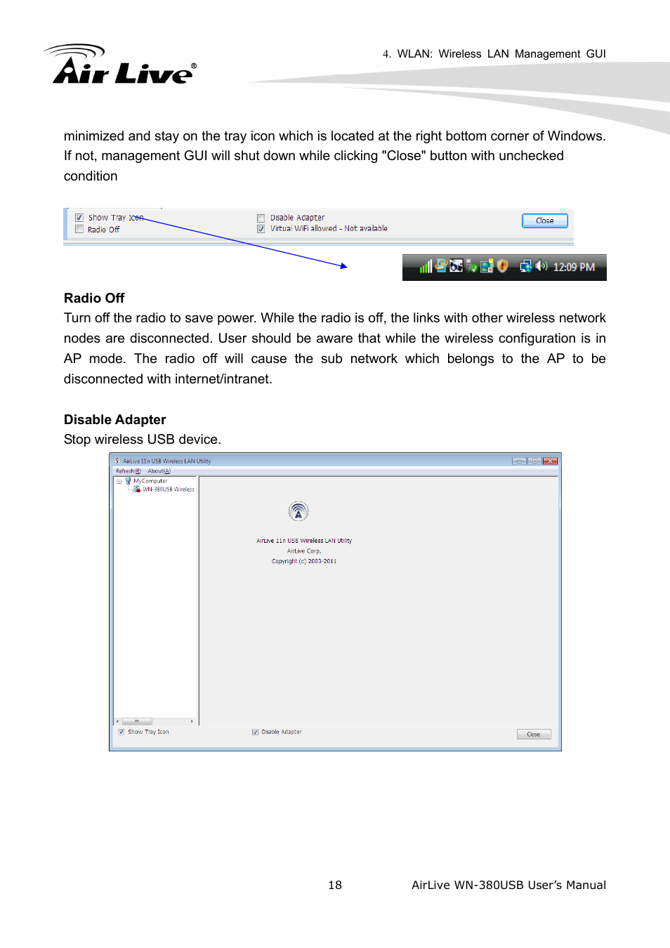 AirLive WN-380USB User Manual | Page 22 / 42