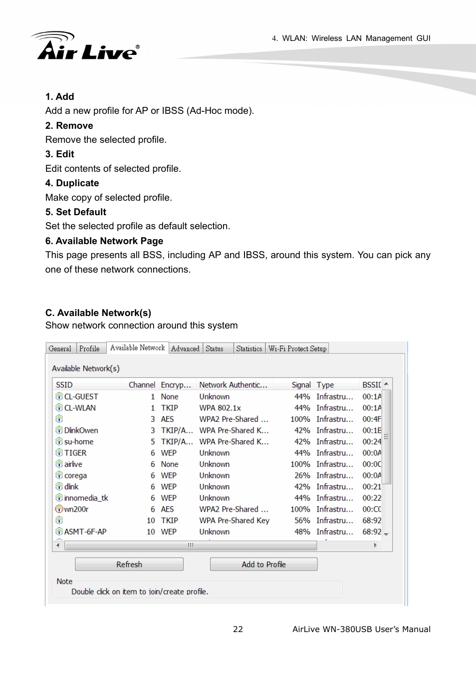 AirLive WN-380USB User Manual | Page 26 / 42