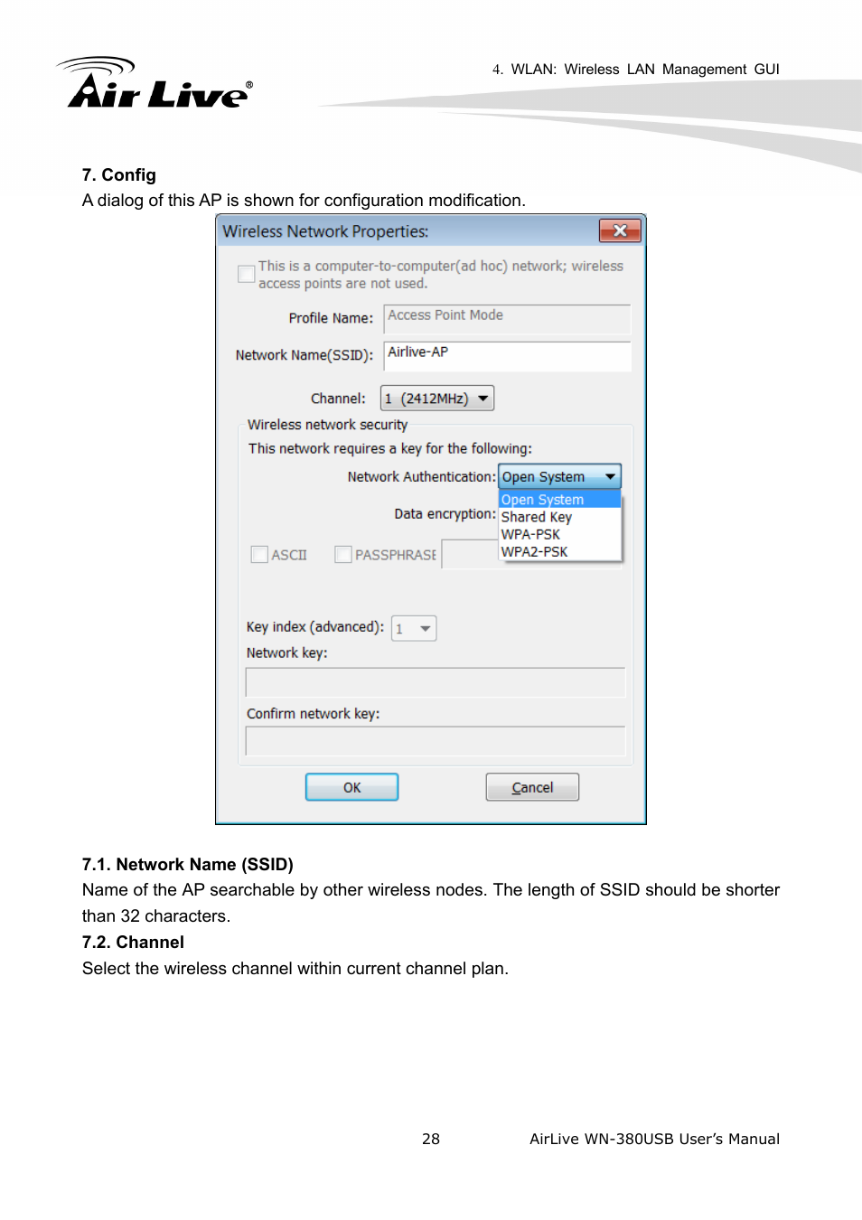 AirLive WN-380USB User Manual | Page 32 / 42