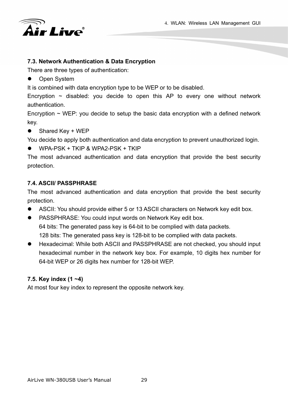 AirLive WN-380USB User Manual | Page 33 / 42