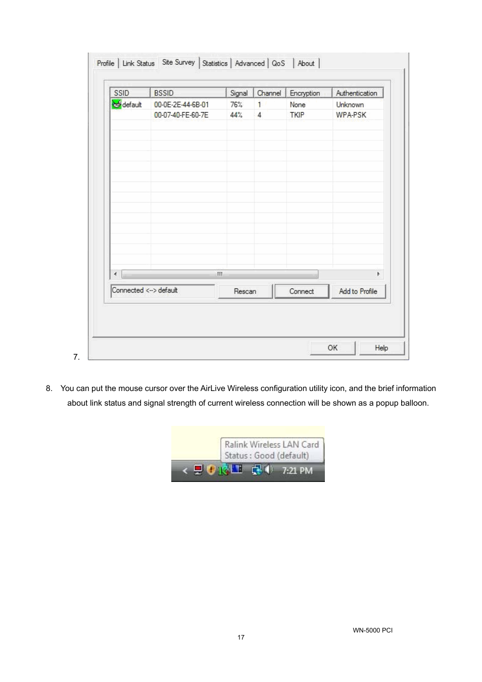 AirLive WN-5000PCI User Manual | Page 20 / 50