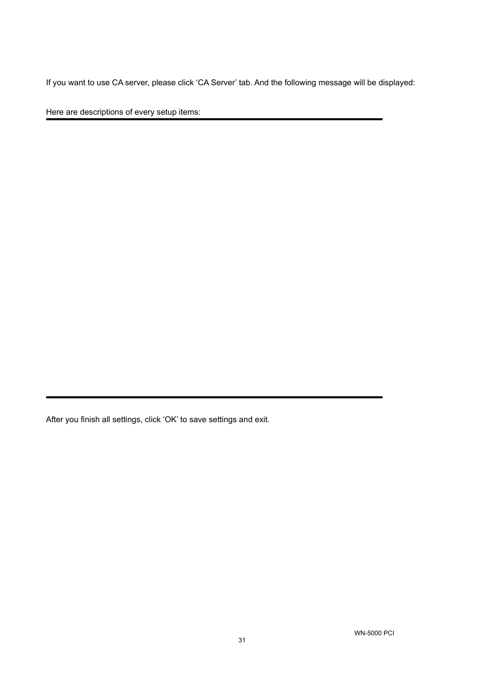 3-3 using 802.1x - ca server | AirLive WN-5000PCI User Manual | Page 34 / 50