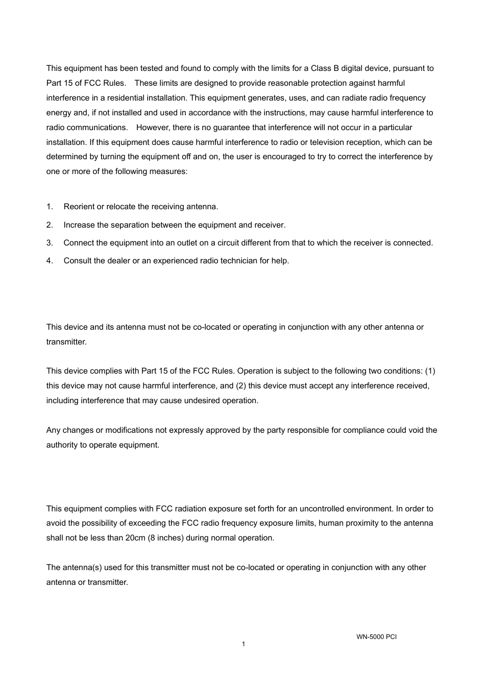 AirLive WN-5000PCI User Manual | Page 4 / 50