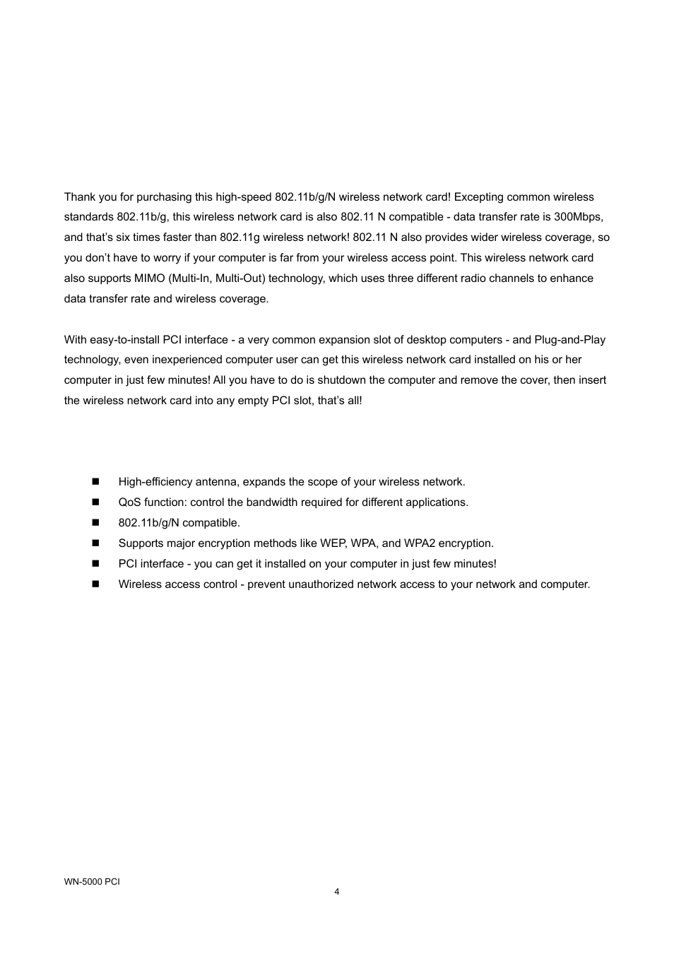 Chapter 1: product information, 1 introduction and safety information | AirLive WN-5000PCI User Manual | Page 7 / 50