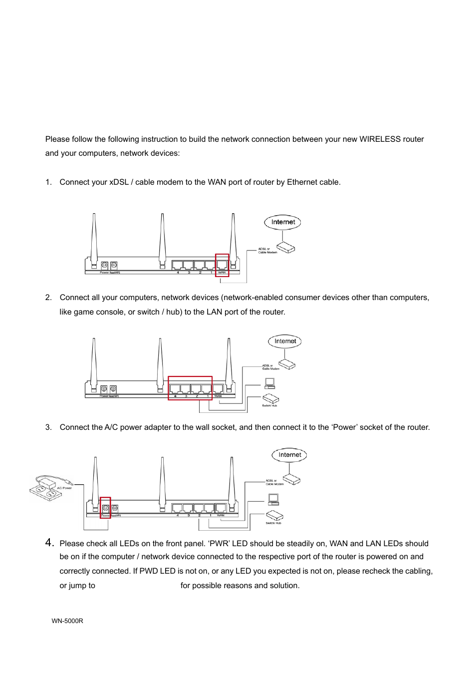 Chapter 2: system and network setup, 1 build network connection | AirLive WN-5000R User Manual | Page 13 / 107