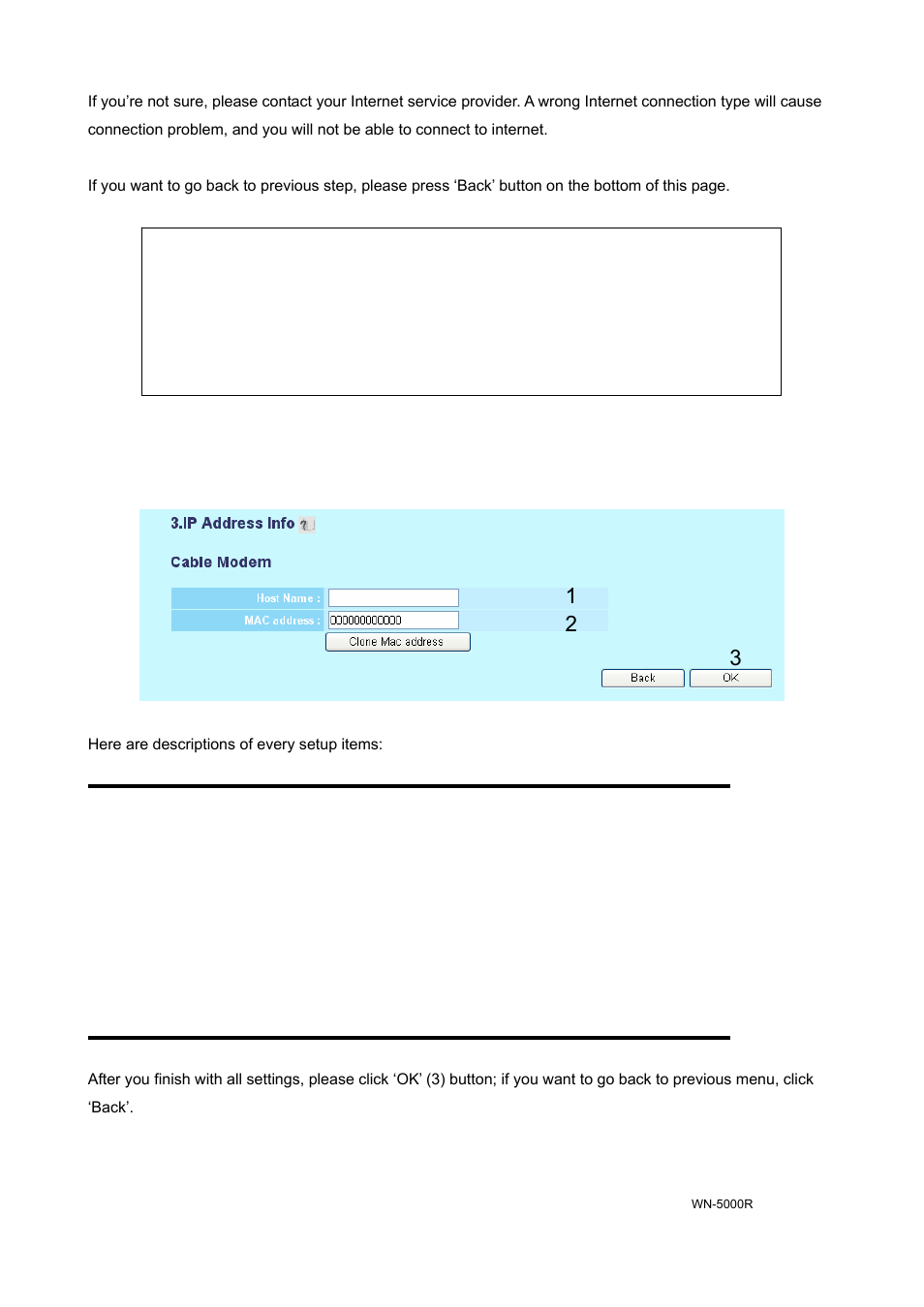 3-1 setup procedure for ‘cable modem | AirLive WN-5000R User Manual | Page 26 / 107
