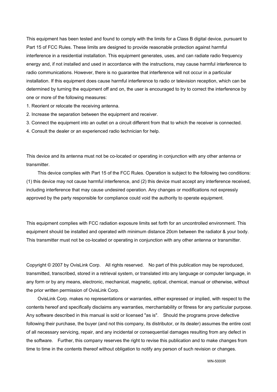 AirLive WN-5000R User Manual | Page 4 / 107