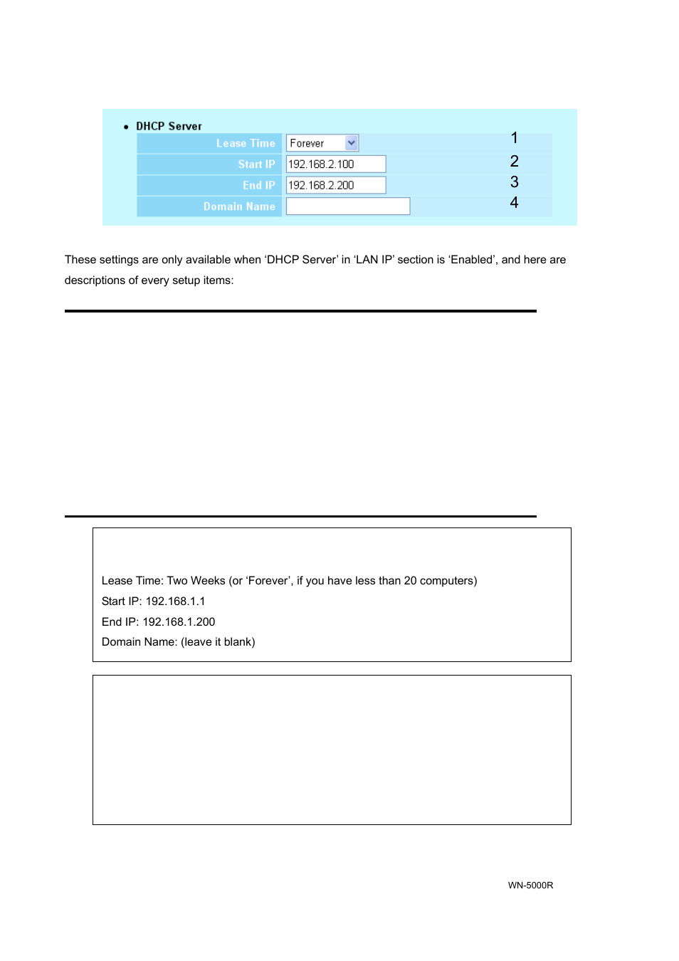 6-2 dhcp server | AirLive WN-5000R User Manual | Page 50 / 107