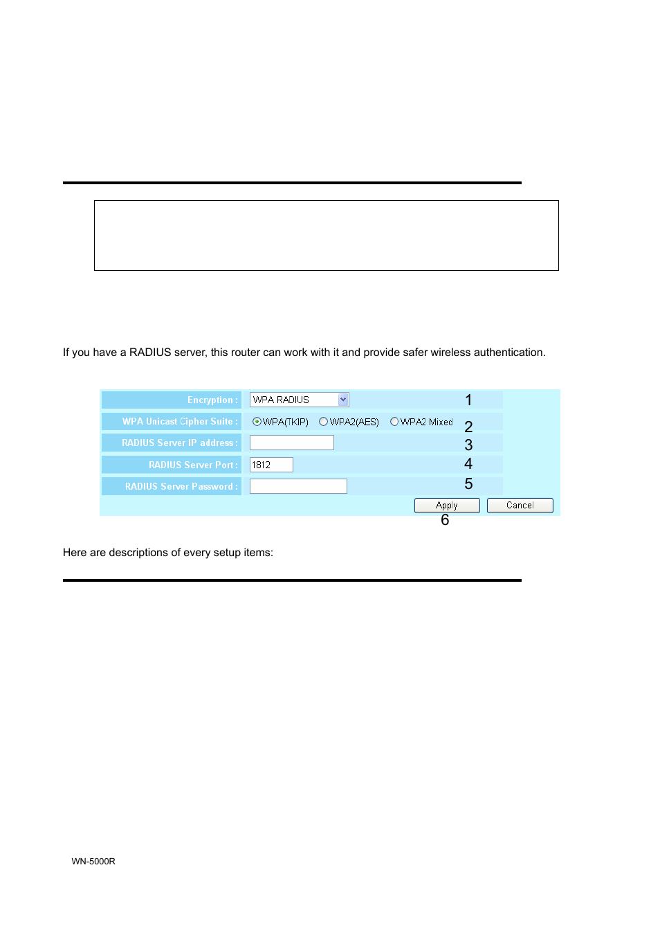 7-3-4 wpa radius | AirLive WN-5000R User Manual | Page 65 / 107