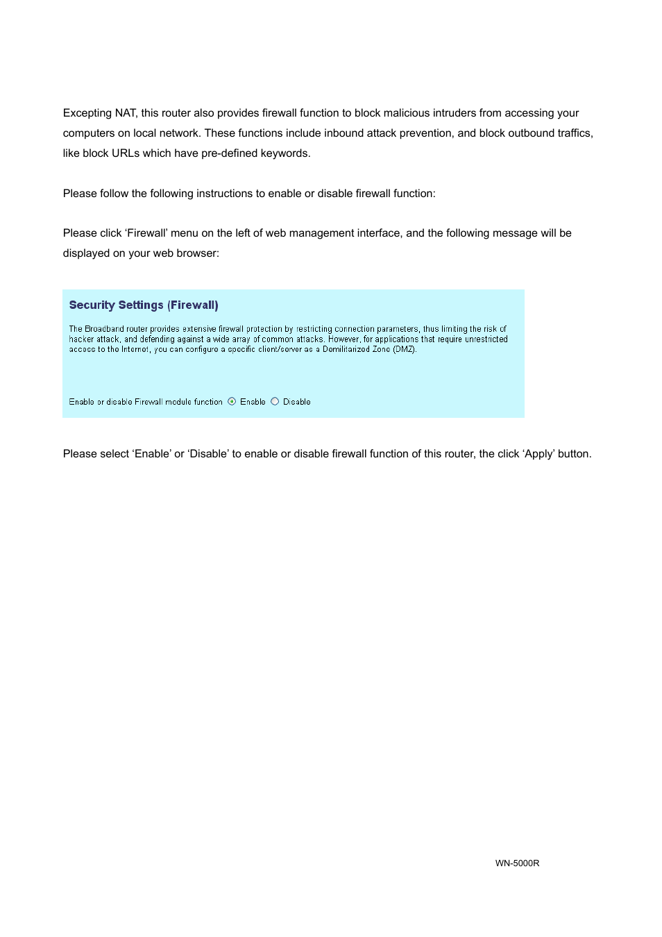 3 firewall | AirLive WN-5000R User Manual | Page 82 / 107