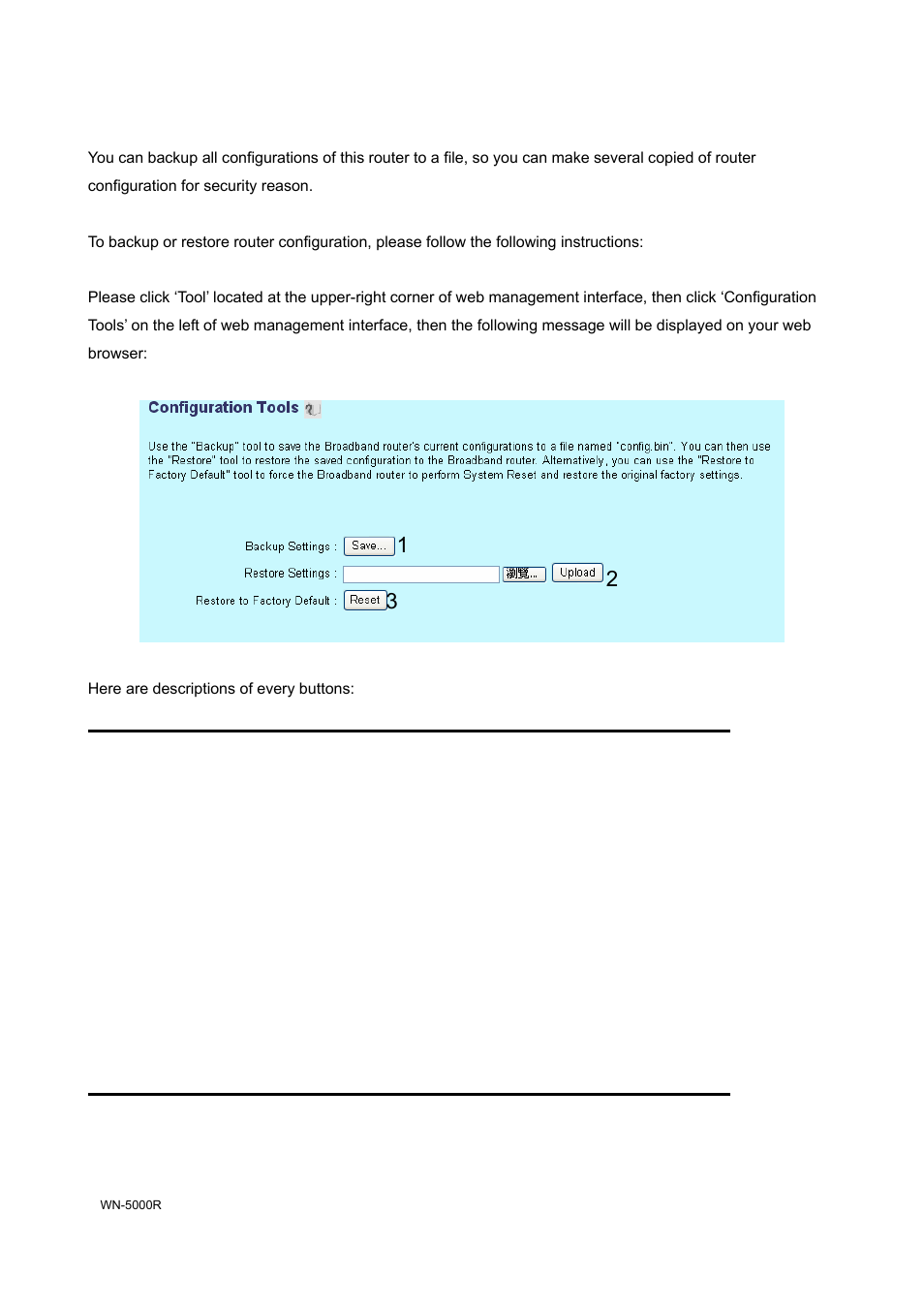 6 firmware upgrade, 5 configuration backup and restore | AirLive WN-5000R User Manual | Page 99 / 107