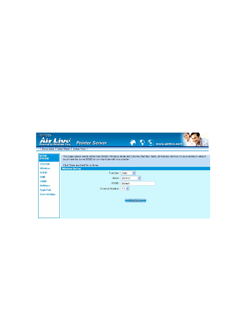 2 wireless, 1 general setting, 2 wireless 8.4.2.1 general setting | AirLive WP-201G User Manual | Page 107 / 134