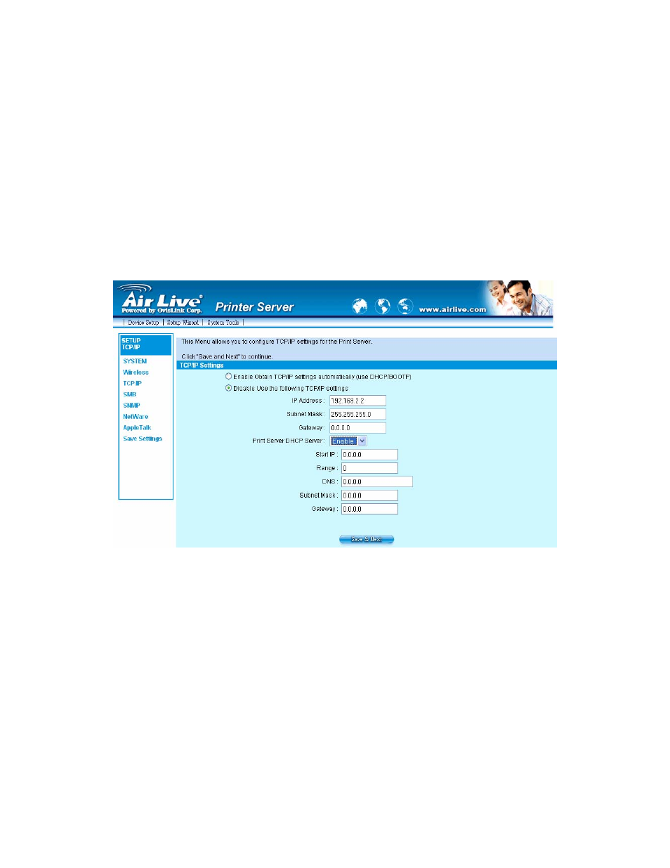 3 tcp/ip | AirLive WP-201G User Manual | Page 114 / 134