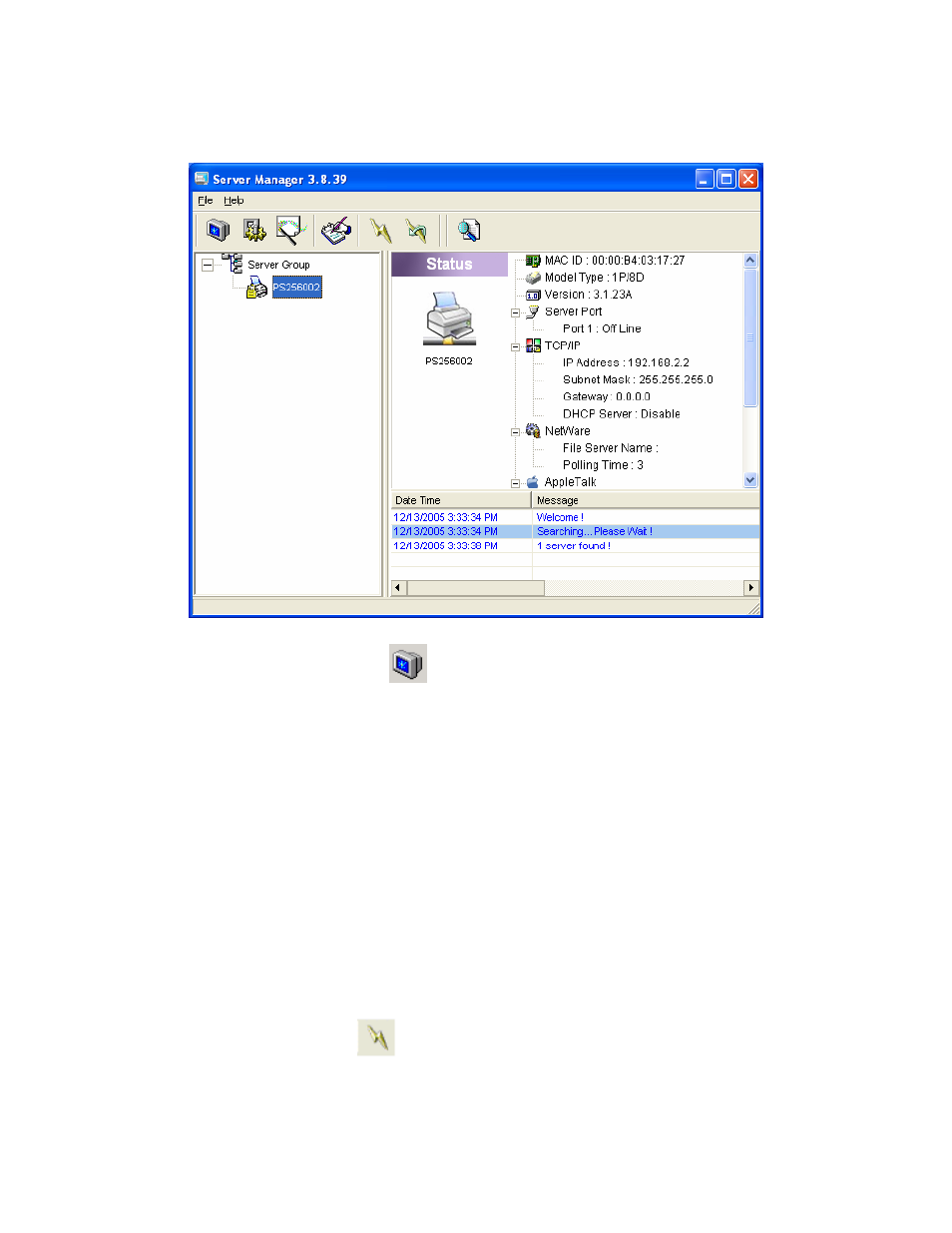3 status of print server | AirLive WP-201G User Manual | Page 64 / 134