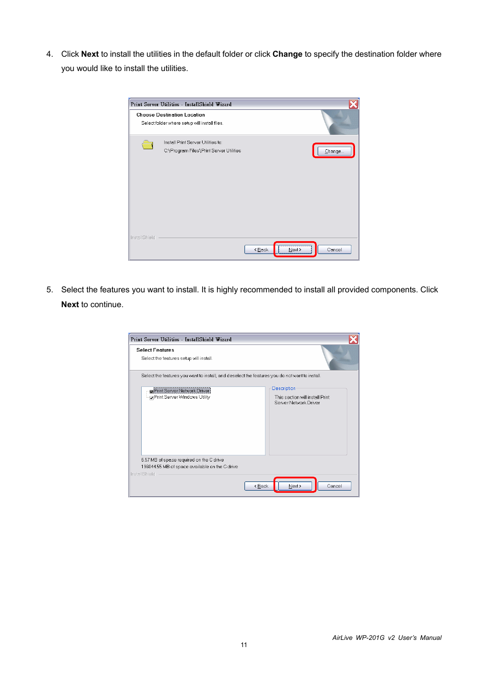 AirLive WP-201G V2 User Manual | Page 19 / 97