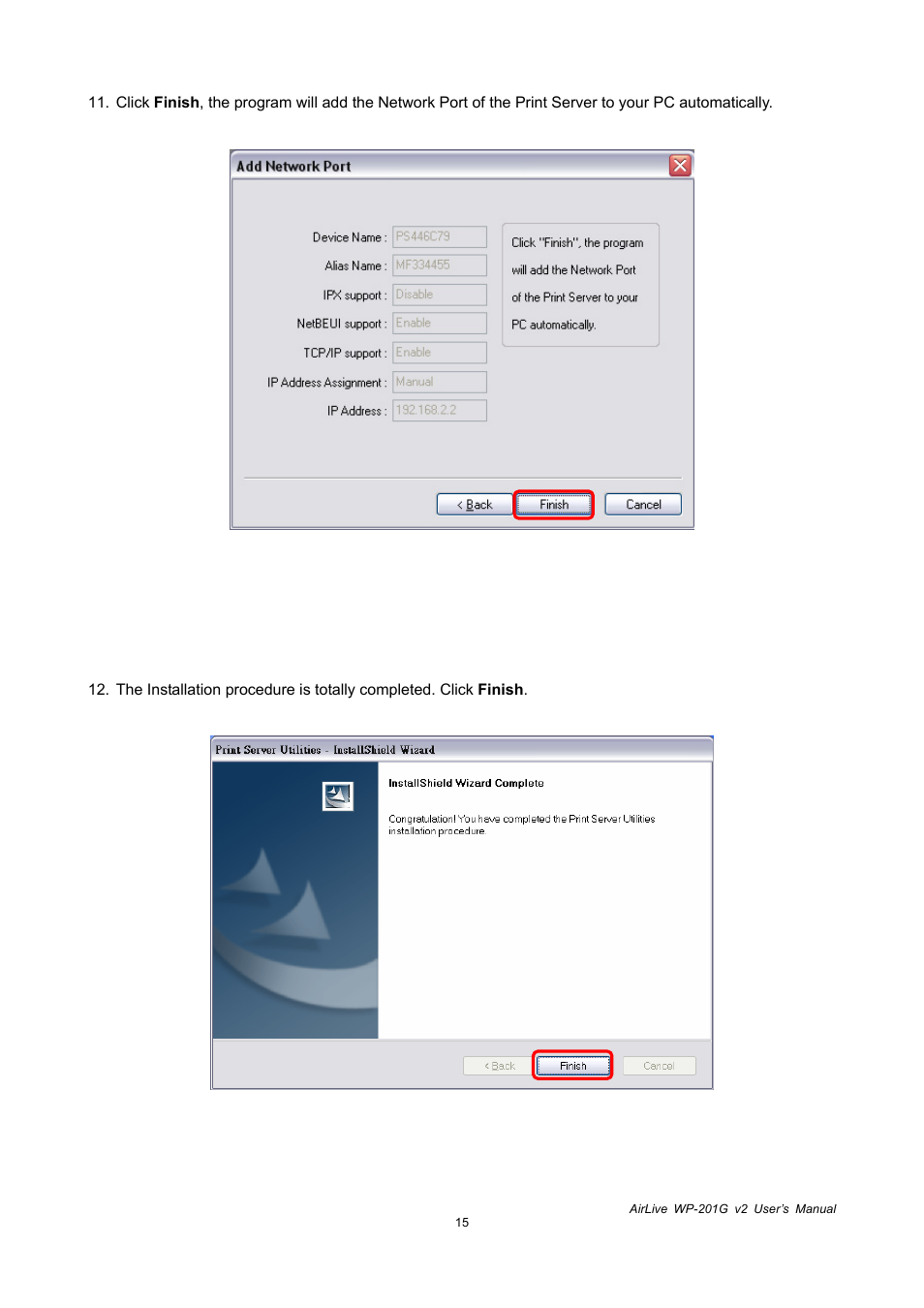 AirLive WP-201G V2 User Manual | Page 23 / 97