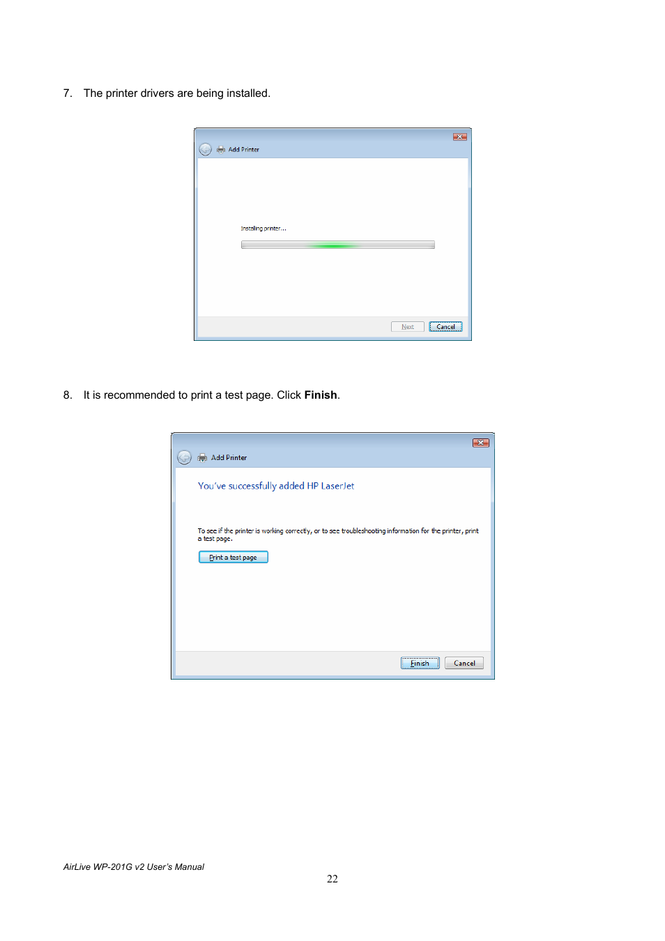 AirLive WP-201G V2 User Manual | Page 30 / 97