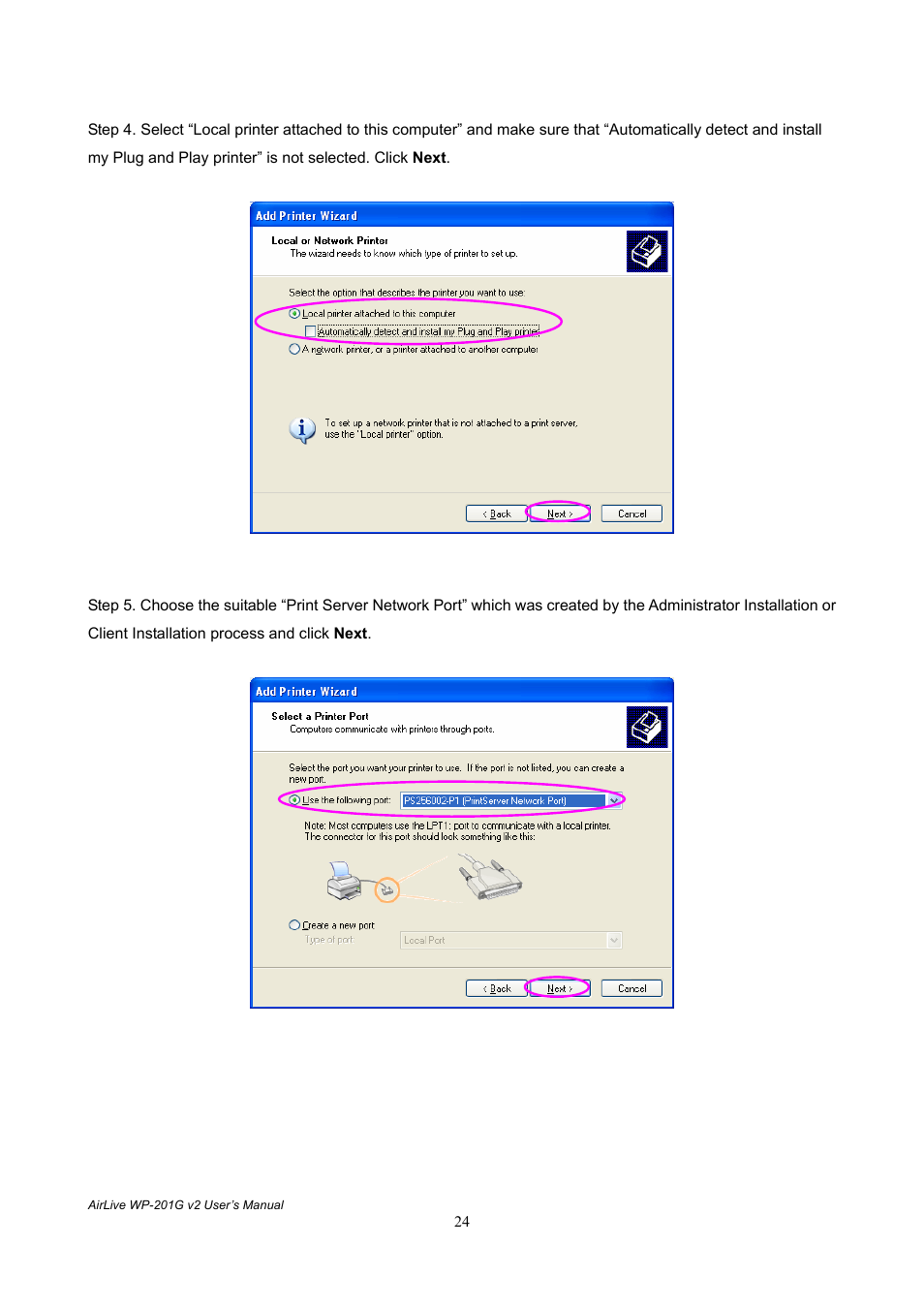 AirLive WP-201G V2 User Manual | Page 32 / 97