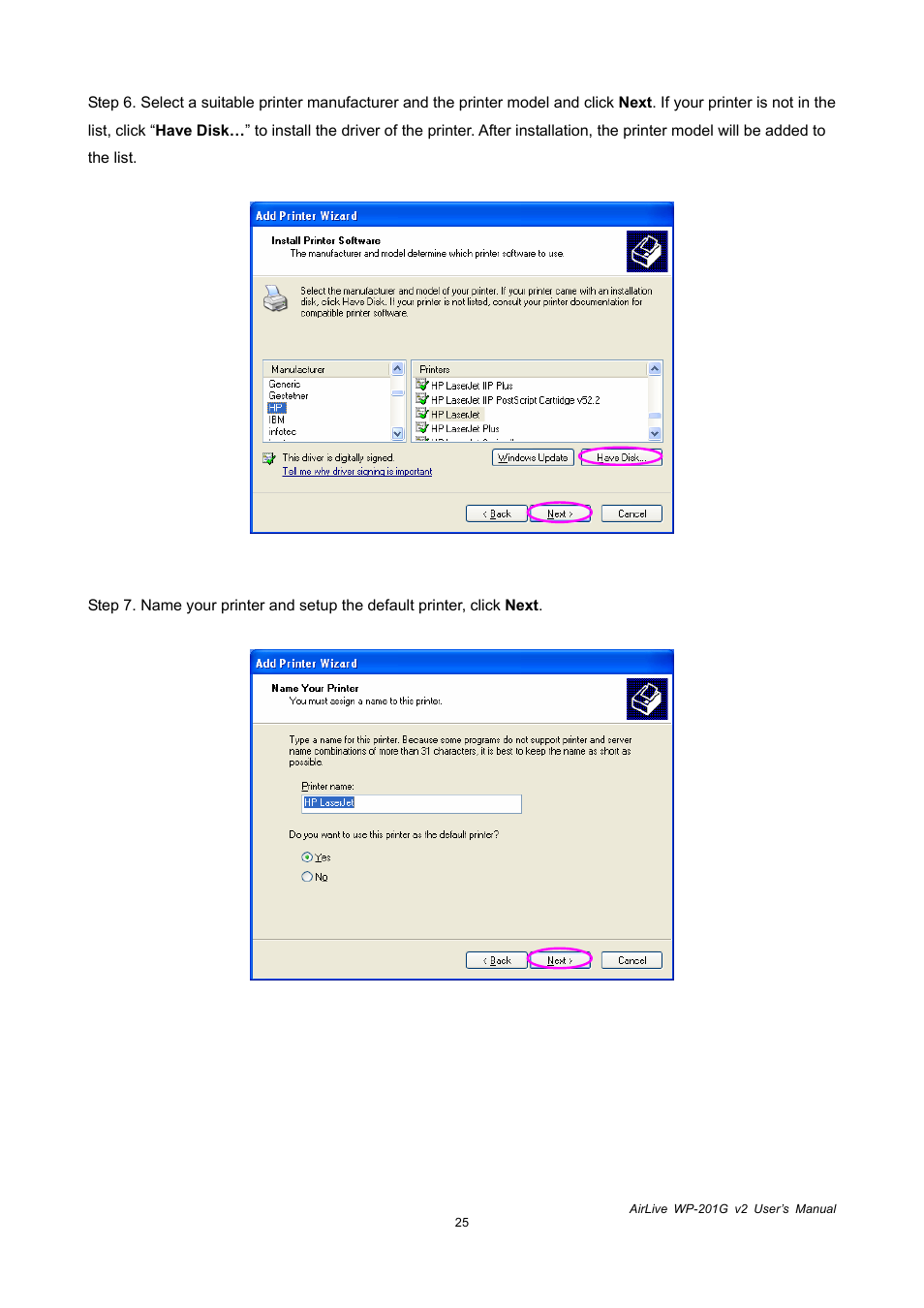 AirLive WP-201G V2 User Manual | Page 33 / 97