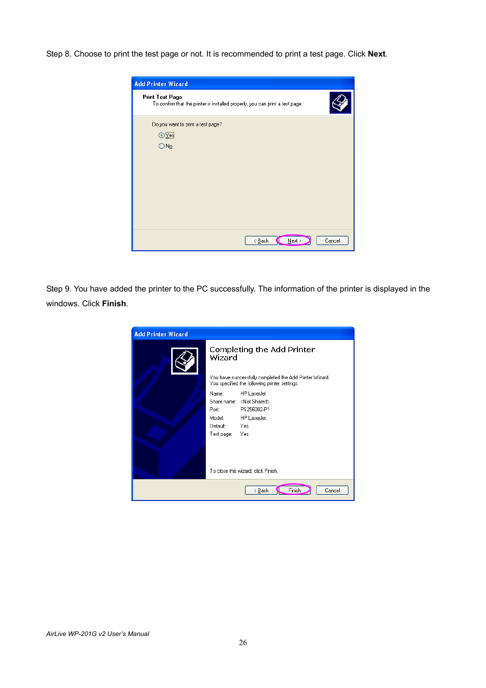 AirLive WP-201G V2 User Manual | Page 34 / 97