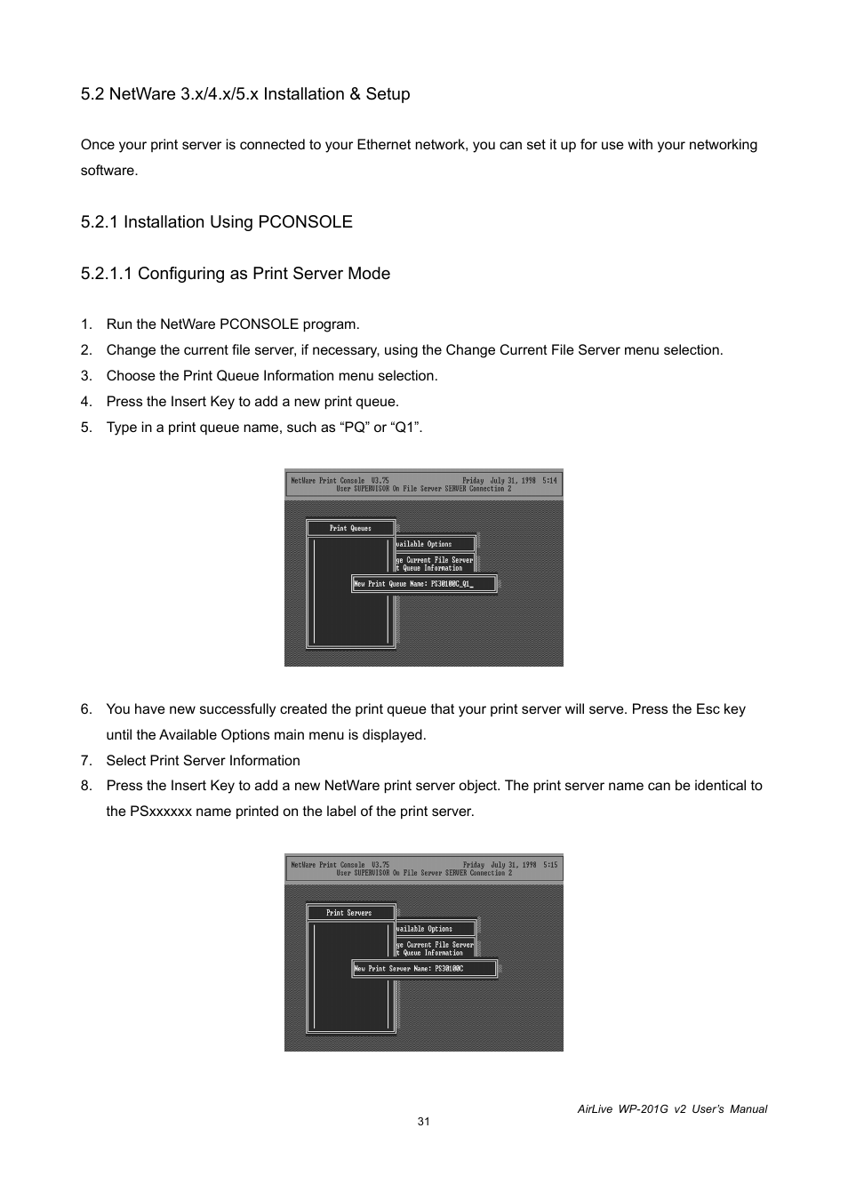 AirLive WP-201G V2 User Manual | Page 39 / 97