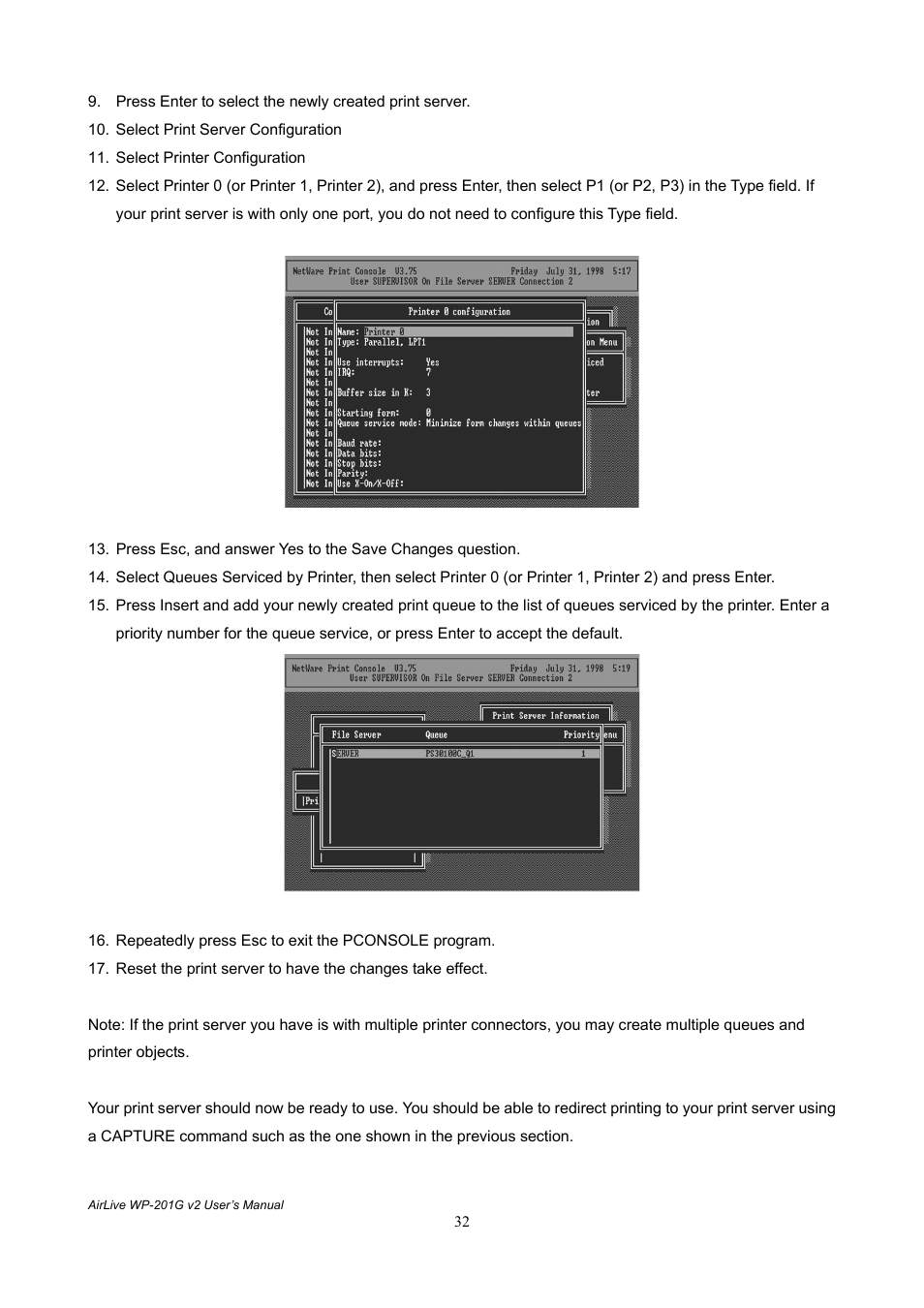 AirLive WP-201G V2 User Manual | Page 40 / 97